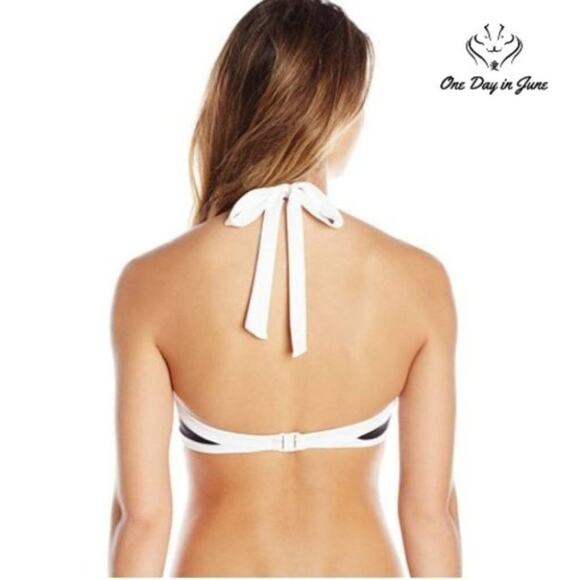 SeaFolly Block Party High Neck Tank Bikini Top Size 8 - Picture 2 of 3